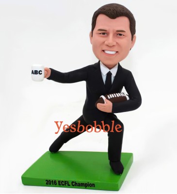 Man Doing the Heisman Pose Personalized Bobblehead
