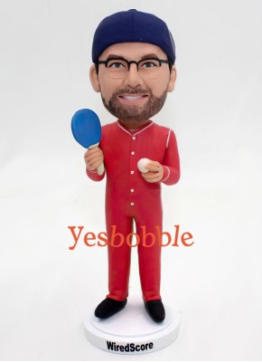 Ping Pong Player Custom Bobblehead Ping Pong Player Custom Bobblehead