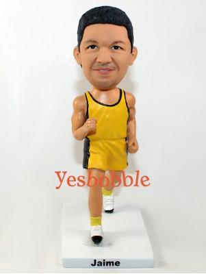 Running Enthusiast Custom Bobblehead Running Enthusiast Custom Bobblehead