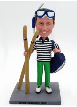 Skiing Lover Custom Bobblehead