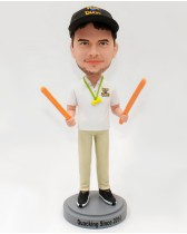 Sport Fan Cheering Personalized Bobblehead