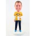 Sport Fan Holding a Glass of Beer Bobblehead