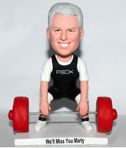 Weight Lifter Custom Bobblehead