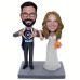 Captain America Superman and Bride Bobblehead