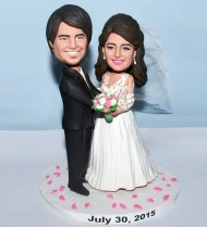 Custom Bride in Ballgown Wedding Bobblehead