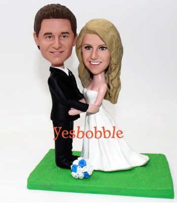 Custom Wedding Couple Bobblehead
