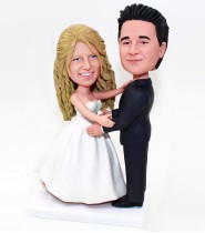 Dancing Wedding Couple Custom  Bobblehead