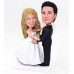 Dancing Wedding Couple Custom Bobblehead Dancing Wedding Couple Custom Bobblehead