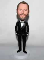 Groomsman in Tuxedo Bobblehead