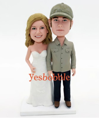 Personalized Wedding Couple Bobblehead