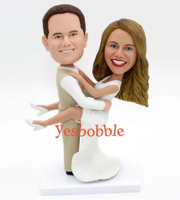 Sexy Wedding Party Dancing Couple Bobblehead