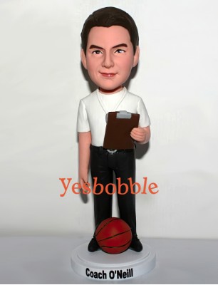 Basketball Coach Custom Bobblehead Basketball Coach Custom Bobblehead