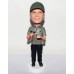 Carpenter Bobblehead Holding Hammer And Nail