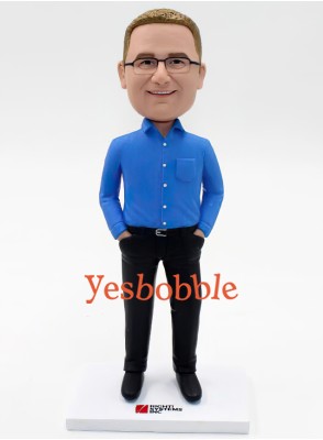 Casual Handsome Professional Bobblehead
