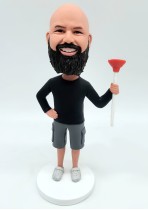Casual Plumber Custom Boboblehead