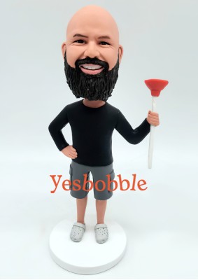 Casual Plumber Custom Boboblehead