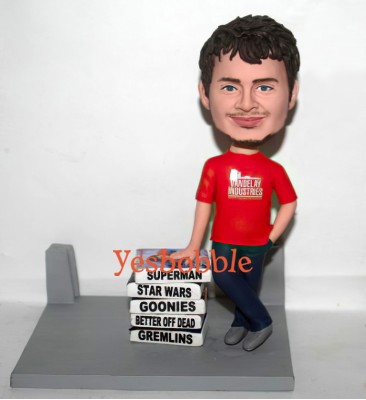 Custom Bobblehead Business Card Holder Custom Bobblehead Business Card Holder