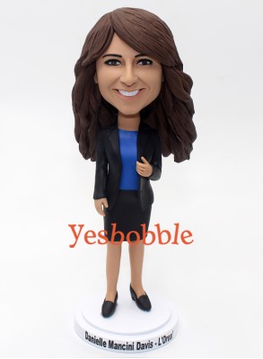 Custom Bobbleheads Unique Gifts for Office Lady Custom Bobbleheads Unique Gifts for Office Lady