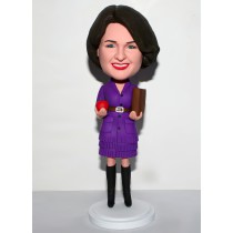 Custom Female Teacher Bobblehead Doll Custom Female Teacher Bobblehead Doll