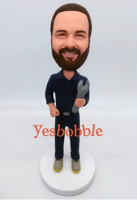 Custom Mechanic Bobblehead for Repairman