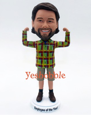 Employee of The Year Custom Bobblehead