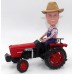 Farmer on Kaidiwei Tractor Personalized Bobblehead Farmer on Kaidiwei Tractor Personalized Bobblehead