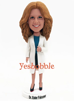Female Doctor Custom Bobblehead