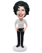 Female Hairstylist Bobblehead Doll Female Hairstylist Bobblehead Doll