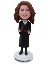 Female Judge Custom Bobblehead Female Judge Custom Bobblehead