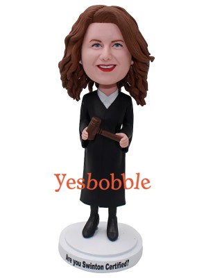 Female Judge Custom Bobblehead