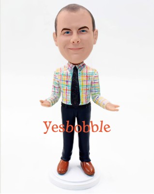 Fishion Businessman Card Holder Bobblehead Fishion Businessman Card Holder Bobblehead