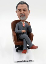 Male Executive With Cigar Bobblehead Male Executive With Cigar Bobblehead