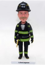 Male Fireman Custom Bobblehead Male Fireman Custom Bobblehead