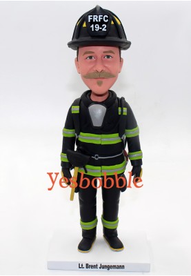 Male Fireman Custom Bobblehead Male Fireman Custom Bobblehead