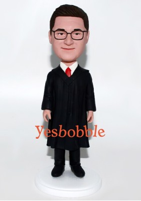 Male Judge Custom Bobblehead