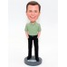 Man In Polo Shirt Custom Bobblehead
