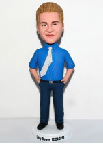 Man In Tie Custom Bobblehead