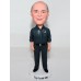 Man in Navy Blue Mechanic Uniform Custom Bobblehead