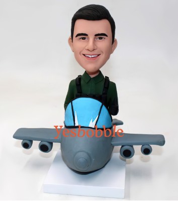 Pilot Custom Bobblehead Doll