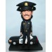 Police Officer Bobblehead With Police Car