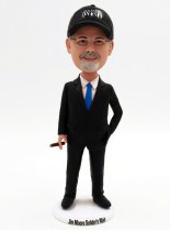 Professional Business Bobblehead With Cigar