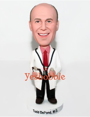 Professional Male Doctor Custom Bobblehead