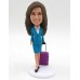Stewardess Beauty Custom Bobblehead 