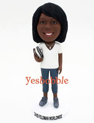 Teacher With Books Bobblehead Teacher With Books Bobblehead