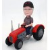 Tractor Farmer With Polo Shirt Bobblehead Tractor Farmer With Polo Shirt Bobblehead